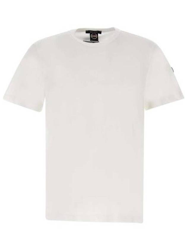 Crew neck cotton short sleeve t shirt white - COLMAR - BALAAN 1