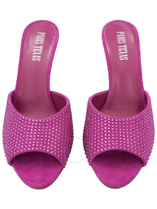 Paris Texas Ladies Pink Ruby Holly 105 Stiletto Mules, Brand Size 37 (US Size 7) - PARIS TEXAS - BALAAN 3