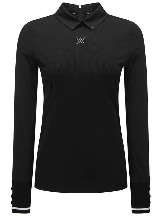 Official WOMEN BACK ZIP POINT LONG T SHIRT BK - ANEWGOLF - BALAAN 1