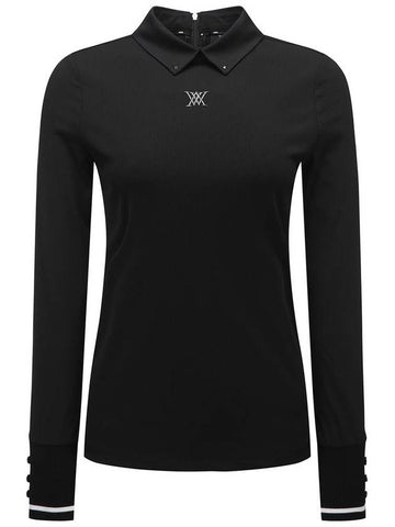 Official WOMEN BACK ZIP POINT LONG T SHIRT BK - ANEWGOLF - BALAAN 1