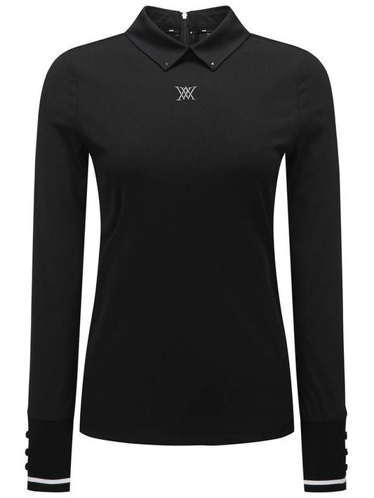 Official WOMEN BACK ZIP POINT LONG T SHIRT BK - ANEWGOLF - BALAAN 1