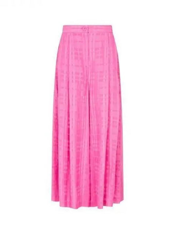 Women s back panel check pattern pants dark pink 270864 - EMPORIO ARMANI - BALAAN 1