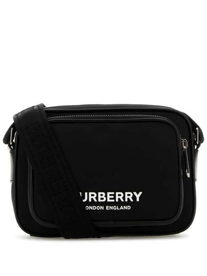 Logo Print Nylon Crossbody Bag Black - BURBERRY - BALAAN 2