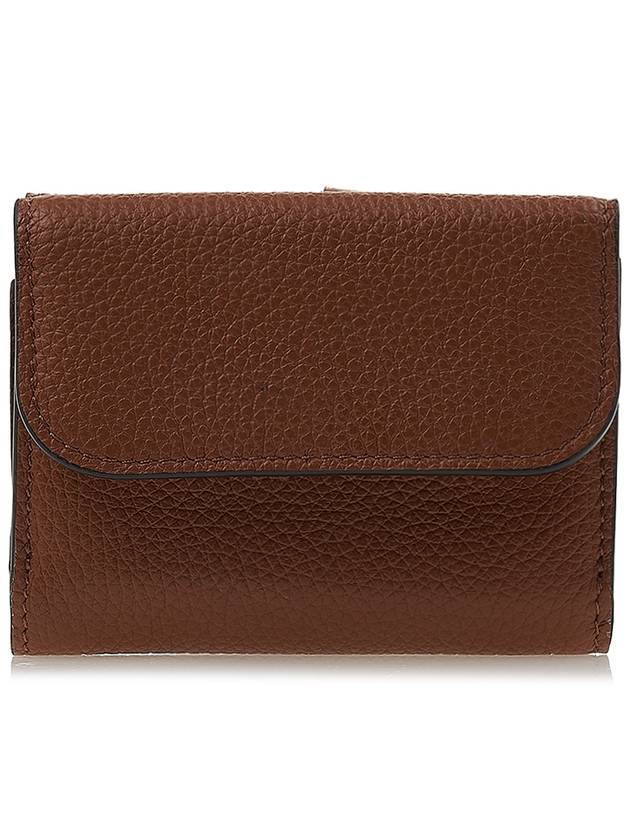 Alphabet Small Half Wallet Brown - CHLOE - BALAAN 4