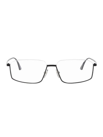 Inverted Rimless Metal Eyeglasses Black - BALENCIAGA - BALAAN 1