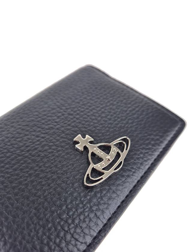 ORB Logo Card Wallet Black - VIVIENNE WESTWOOD - BALAAN 6