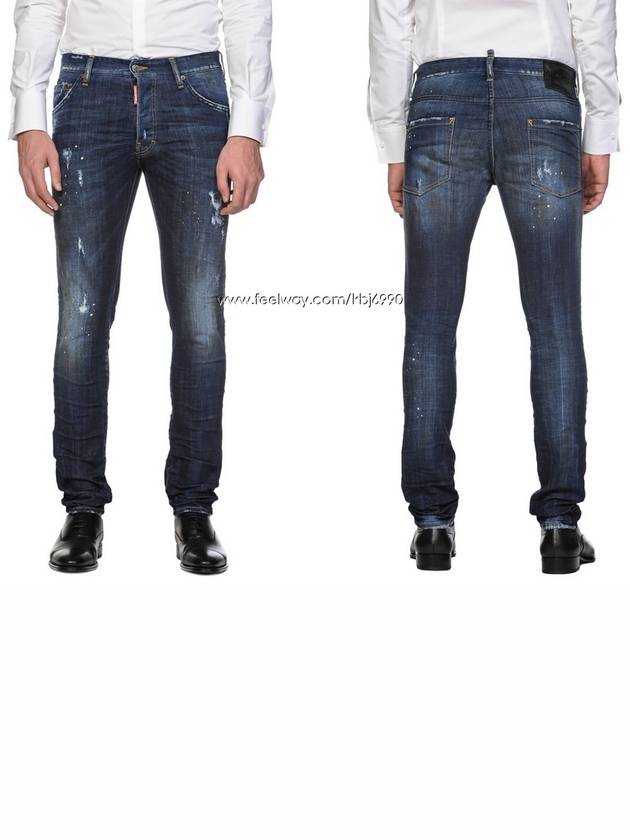 Men's New Knock Washing Cool Guy Fit Jeans S74LA0831 - DSQUARED2 - BALAAN 10