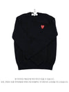 Double heart wappen wool Vneck knit - COMME DES GARCONS - BALAAN 2