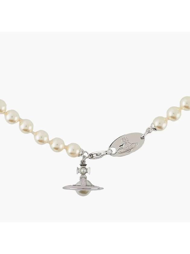 Simonetta Pearl Necklace Silver - VIVIENNE WESTWOOD - BALAAN 3