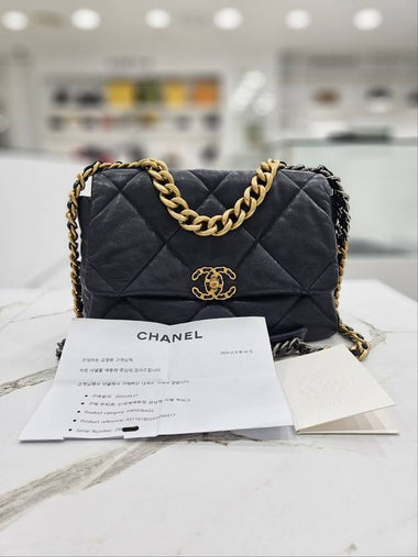 19 Bag Large Lambskin Flap Shoulder AS1161 - CHANEL - BALAAN 1