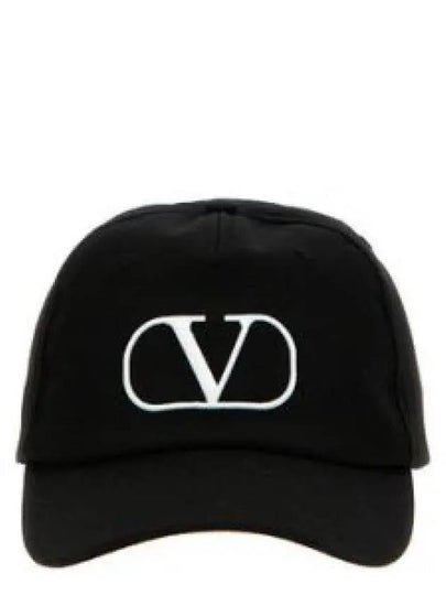 V Logo Ball Cap Black - VALENTINO - BALAAN 2