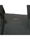 East West Shopper Tote Bag Black - SAINT LAURENT - BALAAN 7