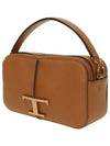 T Timeless Leather Cross Bag Brown - TOD'S - BALAAN 3