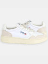 Women's Medalist Suede Nylon Low Top Sneakers White - AUTRY - BALAAN 2