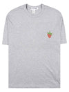 Strawberry print tshirt FKT014 GRAY - COMME DES GARCONS - BALAAN 10