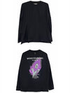 Feather Long Sleeve T-Shirt Black - WOOYOUNGMI - BALAAN 5