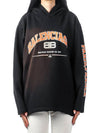 BB Logo Hoodie Black - BALENCIAGA - BALAAN 2