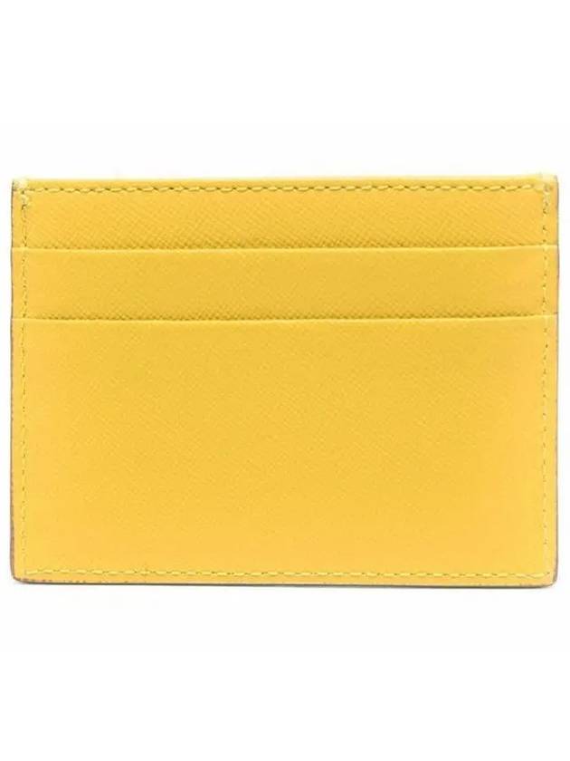 logo two-fold card wallet yellow - MARNI - BALAAN.