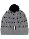 Hat UKH040AY1024 055 Gray - THOM BROWNE - BALAAN 3