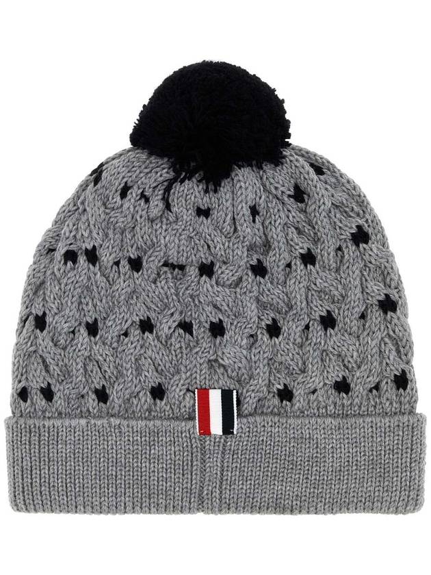 Hat UKH040AY1024 055 Gray - THOM BROWNE - BALAAN 3