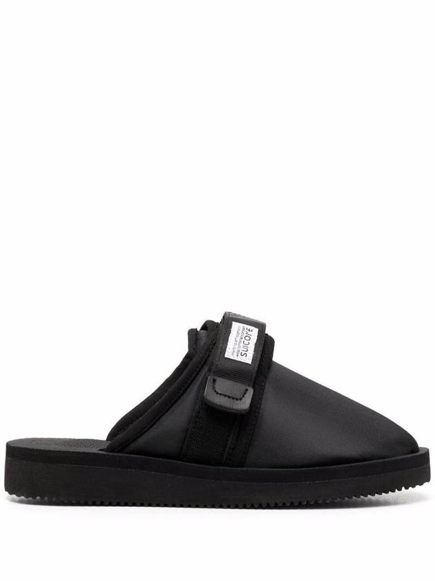 Black 'Zavo-Cab' Slippers In Nylon Woman Suicoke - SUICOKE - BALAAN 1