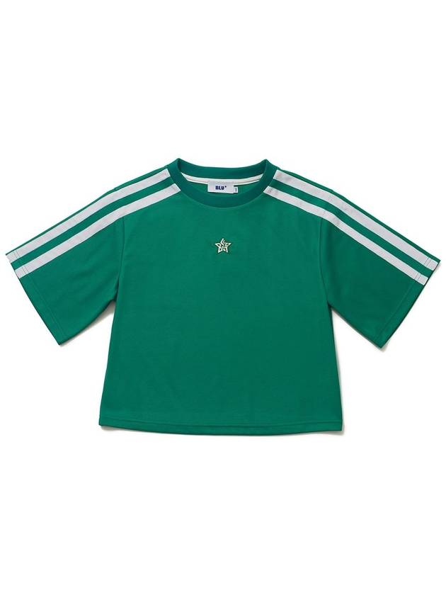 Star logo embroidery crop short sleeve t-shirtGN - BLUDOT - BALAAN 2