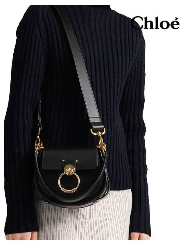 Tess Small Shoulder Bag Black - CHLOE - BALAAN 11