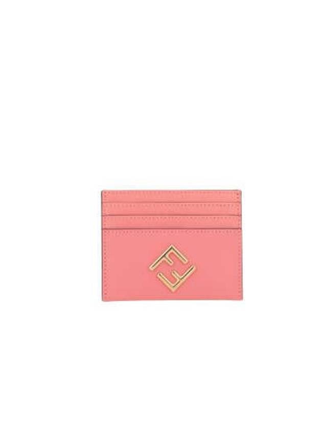 FF Diamond Card Wallet Pink - FENDI - BALAAN 1