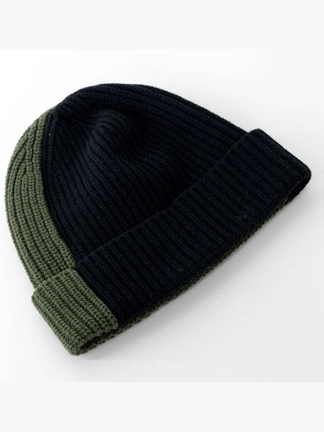 Beretto Tricot Beanie Hat Olive H20913B00010M1241P89 - MONCLER - BALAAN 5