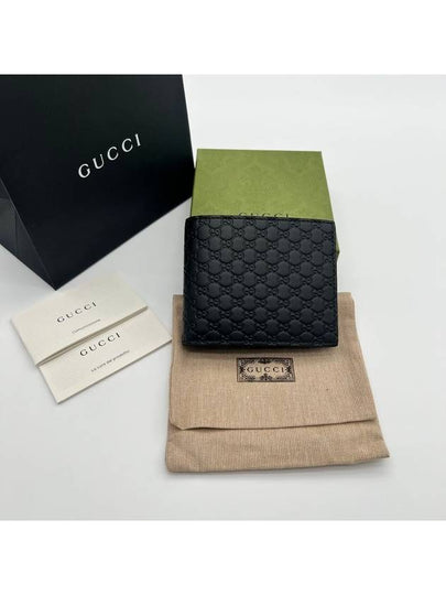 Micro GG Ssima Bifold Wallet Black - GUCCI - BALAAN 2