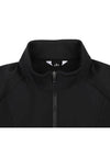 Drew Half Zip Up High Neck Sweatshirt DM41LT31BLACK - DRUH GOLF - BALAAN 3