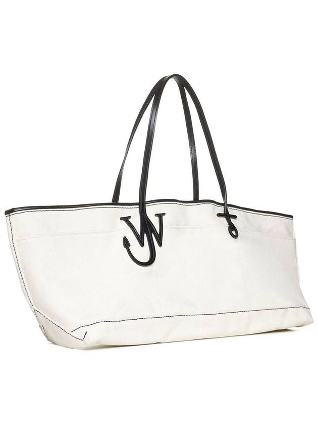 Anchor Canvas Tote Bag Ivory - JW ANDERSON - BALAAN 3