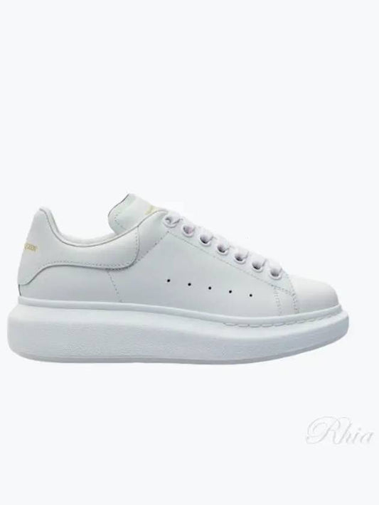 Oversized Leather Low Top Sneakers White - ALEXANDER MCQUEEN - BALAAN 2