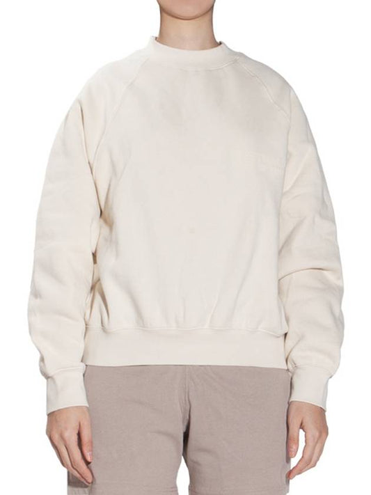 Essential Crew Neck Sweatshirt 192SU222040F EGG SHELL - FEAR OF GOD - BALAAN 1