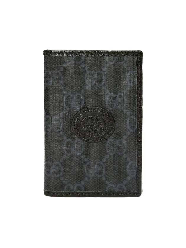 GG Supreme Card Wallet Black - GUCCI - BALAAN 1