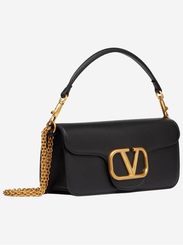 V Logo Shoulder Bag Black - VALENTINO - BALAAN 3