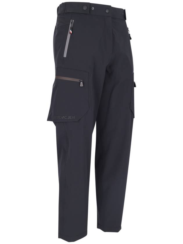 Jogging straight pants black - MONCLER - BALAAN 4