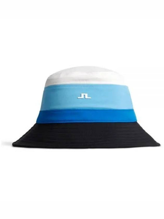 Hat Denver Stripe Bucket Hat GMAC09442 O493 Men's Denver Stripe Bucket Hat - J.LINDEBERG - BALAAN 2