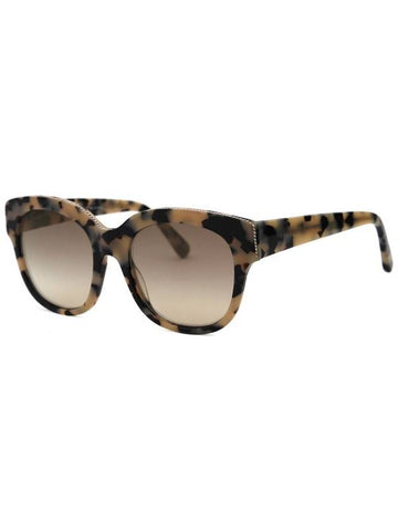 Stella McCartney SC0007S 002 officially imported square horn rimmed mirror luxury sunglasses - STELLA MCCARTNEY - BALAAN 1