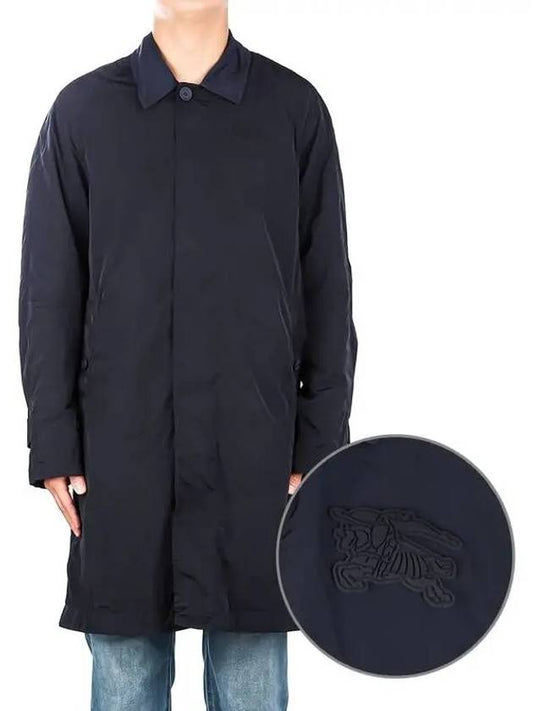 EKD Applique Nylon Car Trench Coat Navy - BURBERRY - BALAAN 2