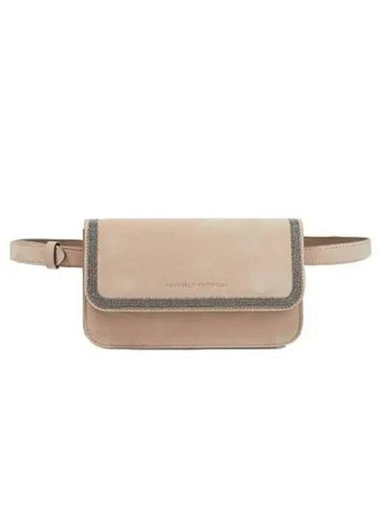 Suede Belt Bag MBDLD2497 C5859 270940 - BRUNELLO CUCINELLI - BALAAN 1