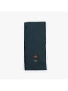 Fox Embroidered Wool Muffler Dark Green - POLO RALPH LAUREN - BALAAN 3