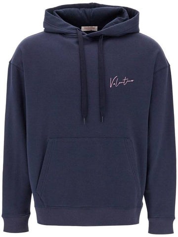 hooded sweatshirt with - VALENTINO - BALAAN 1