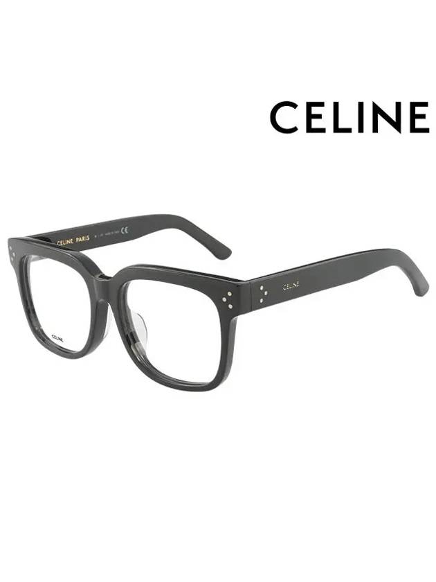 Eyewear Asian Fit Horn-Rim Eyeglasses Black - CELINE - BALAAN 3