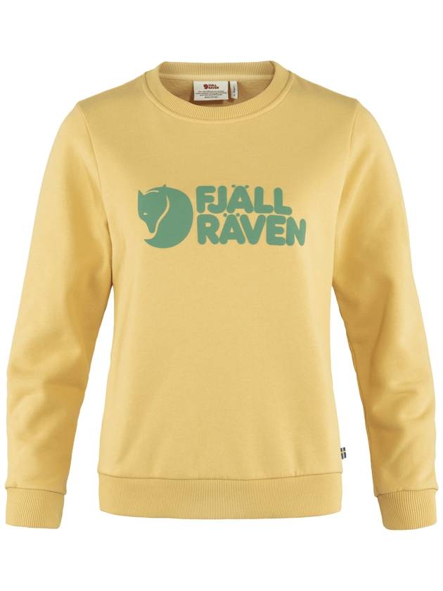 Women's Logo Sweater Mais Yellow - FJALL RAVEN - BALAAN 1