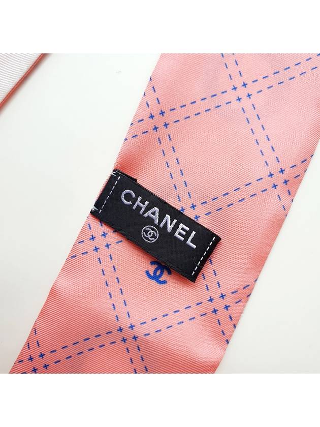 Scarf CC Pink Beige AA8760 Bandeau - CHANEL - BALAAN 5