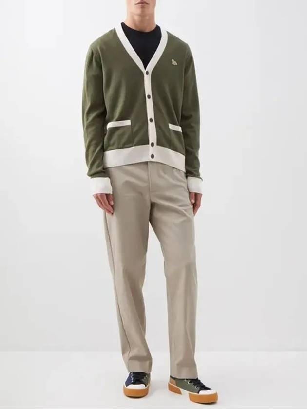 Baby Fox Bicolor Classic Khaki Green - MAISON KITSUNE - BALAAN 3