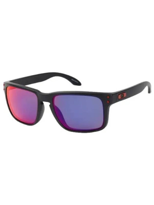 Holbrook Matte Black Positive Red Iridium Glasses Sports Sunglasses - OAKLEY - BALAAN 1