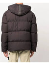 Naslan Light Watro Down Hooded Padding Dark Grey - STONE ISLAND - BALAAN 6