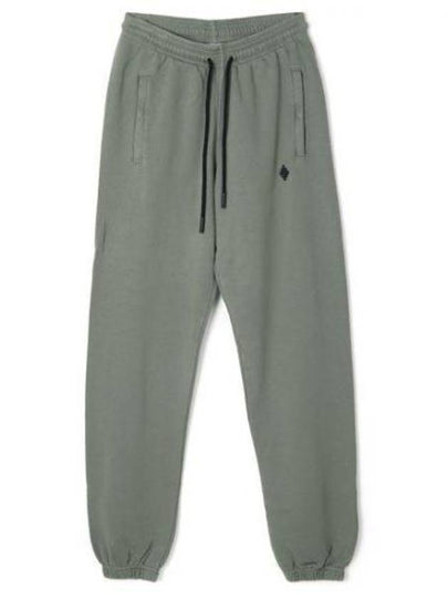 Cross Relaxed Drawstring Track Pants Grey - MARCELO BURLON - BALAAN 2